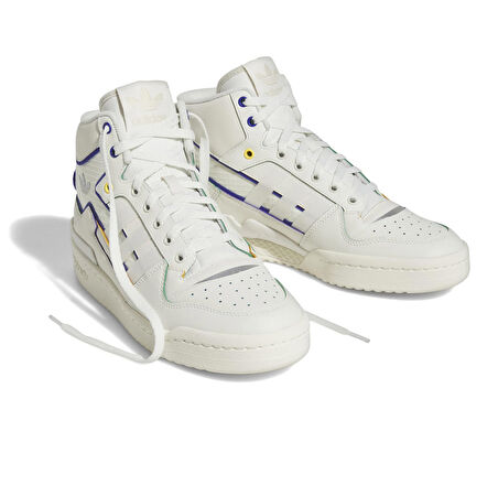 HQ7099-E adidas Forum Exhıbıt Mıd 2 Erkek Spor Ayakkabı Beyaz