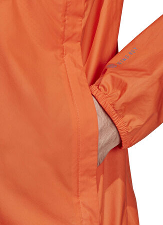 adidas Turuncu Erkek Uzun Cepli Yazlık Ceket HM4027 MT Wind Jacke