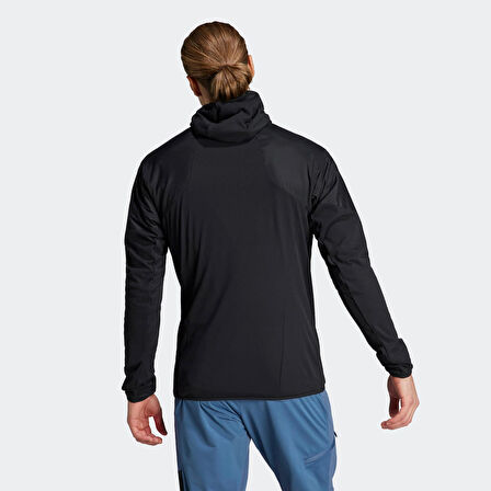 adidas Terrex Techrock Ultralight Erkek Siyah Polar Sweatshirt (HJ7363)