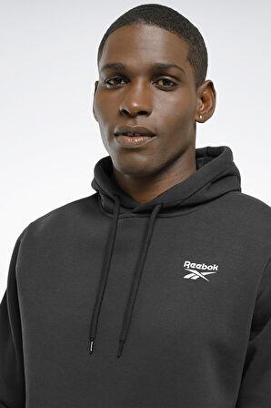 Reebok Left Chest Logo Erkek  Siyah_0 Sweatshirt