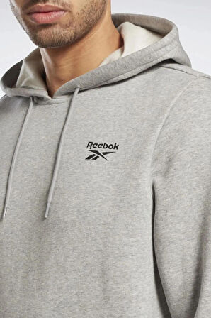 REEBOK RI LEFT CHEST LOGO ERKEK KAPÜŞONLU SWEATSHIRT