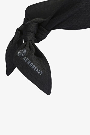 Aeroready Unisex Siyah Tenis Saç Bandı