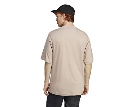 adidas M Caps Tee Erkek Günlük Tişört IC4101 Bej