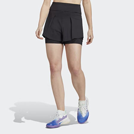 Adidas HZ4298 Tennis Match Kadın Siyah Şort
