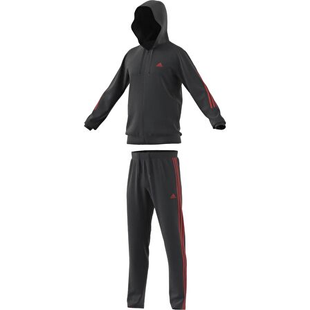 Adidas M 3S DK TS SİYAH Erkek Eşofman Takımı