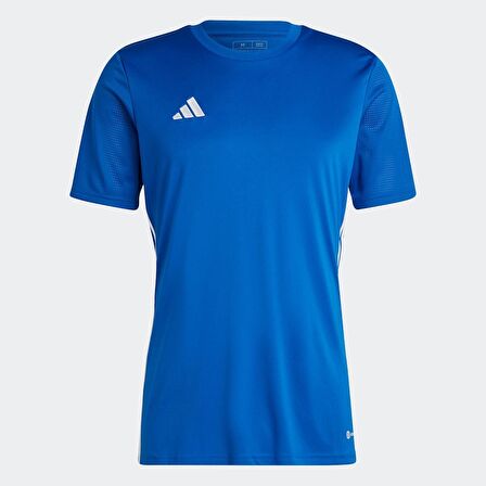 adidas Mavi Erkek Yuvarlak Yaka Regular Fit Tayt IJ6823-OPT ST 78 TIG       WON
