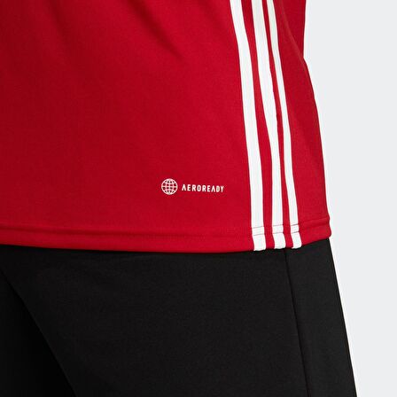 adidas Kırmızı Erkek Yuvarlak Yaka Regular Fit T-Shirt HT6552-TABELA 23 JSY       TEP