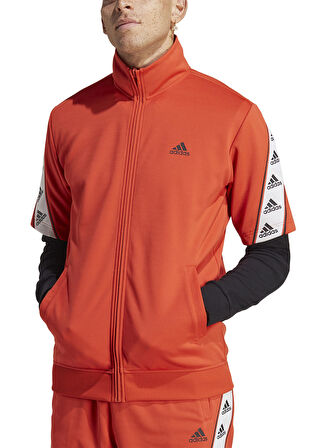 adidas Kapüşon Yaka Kırmızı Erkek Sweatshırt IB8414 M SHORT TS TT