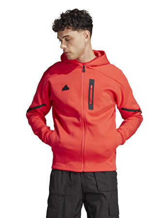 adidas Kırmızı Erkek Zip Ceket IC8050 M D4GMDY FZHD