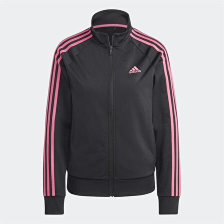 adidas Bisiklet Yaka Siyah Kadın Sweatshırt IC8841 W 3S TT TRIC