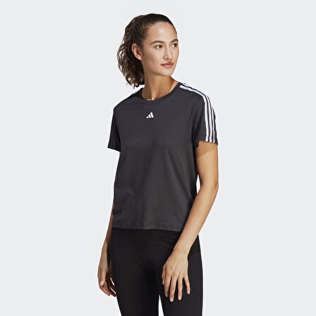 adidas TR-ES 3S T Siyah Kadın Sporcu Tişört IC5039