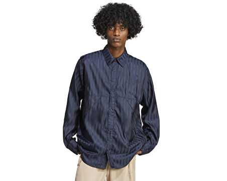 adidas City Ls Shirt Erkek Günlük Tişört IC8406 Lacivert