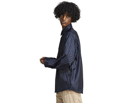 adidas City Ls Shirt Erkek Günlük Tişört IC8406 Lacivert