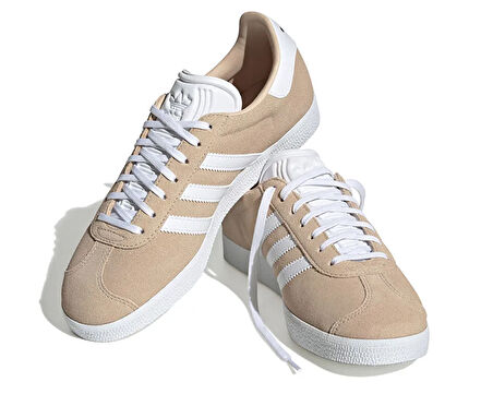 adidas Gazelle W Unisex Günlük Ayakkabı ID7006 Krem