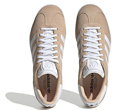 adidas Gazelle W Unisex Günlük Ayakkabı ID7006 Krem