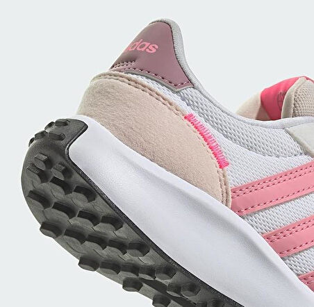 adidas Run 70s CF K Cırtlı Beyaz Pembe Spor ayakkabısı
