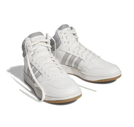 IG5568-E adidas Hoops 3.0 Mıd Erkek Spor Ayakkabı Beyaz