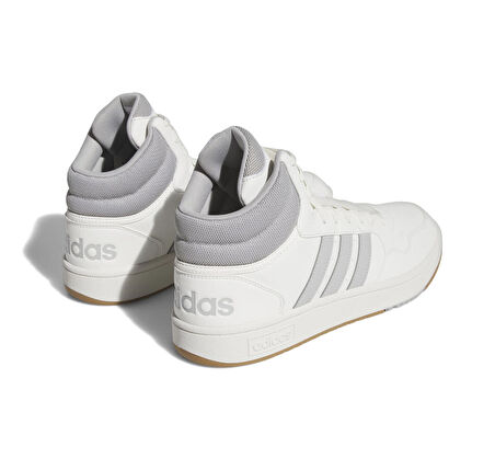 IG5568-E adidas Hoops 3.0 Mıd Erkek Spor Ayakkabı Beyaz