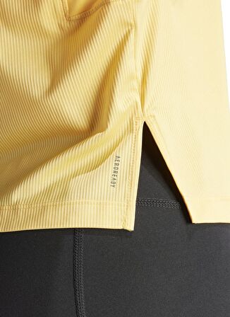 adidas Turuncu Kadın Yuvarlak Yaka T-Shirt IS2982 STUDIO