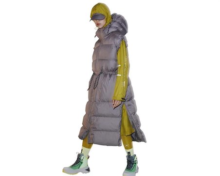 adidas Asmc Long Puffa Kadın Günlük Mont IT5737 Kahverengi