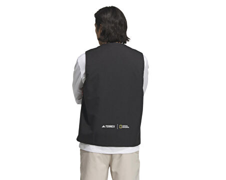 adidas National Geographic Vest Erkek Outdoor Su Tutmaz Yelek IL8992 Siyah