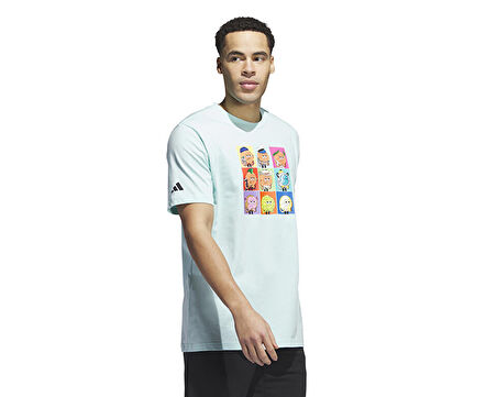 adidas Lilstripe Meta Erkek Basketbol Tişörtü IM4612 Yeşil
