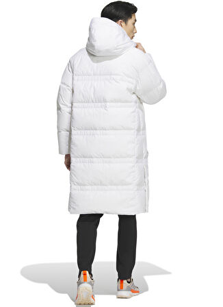 adidas Beyaz Erkek Kapüşon Yaka Mont IL8971-COLD.R LNG GOOS