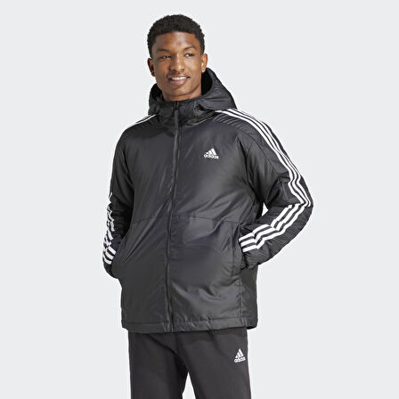 Adidas Erkek Mont Essentials 3 Stripes Ins Ho