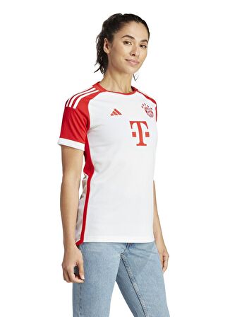 adidas Beyaz - Kırmızı Kadın Bayern Münih Forma IB1478-FC