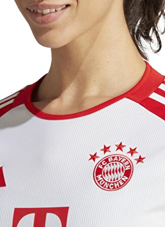 adidas Beyaz - Kırmızı Kadın Bayern Münih Forma IB1478-FC