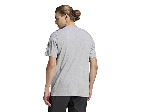 adidas Tx Logo Tee Erkek Antrenman Tişörtü HY1695 Gri