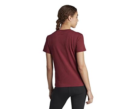 adidas W Logo Tee Kadın Antrenman Tişörtü HY1714 Kırmızı