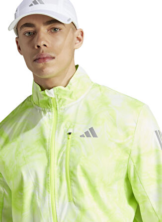 adidas Rüzgarlık, L, Neon Yeşil