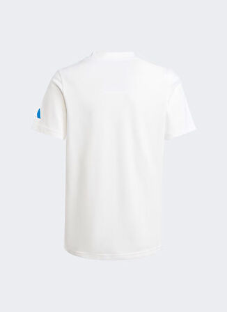 adidas Beyaz Erkek Çocuk Bisiklet Yaka Kısa Kollu Düz T-Shirt II3571 Y SOCCER G T