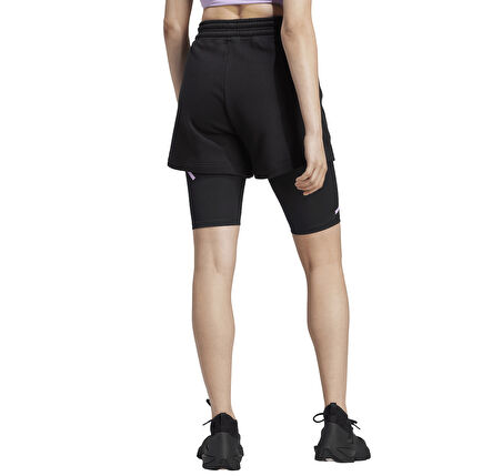 IK9093-K adidas By Stella Mccartney Truecasuals Terry Kadın Şort Ve Kapri Siyah