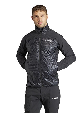 adidas Siyah Erkek Dik Yaka Mont IB4196-XPR VARIL HYB JACKET