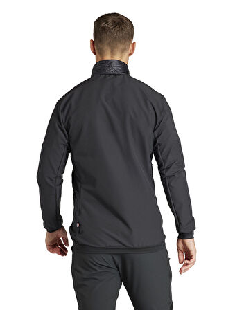 adidas Siyah Erkek Dik Yaka Mont IB4196-XPR VARIL HYB JACKET