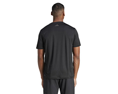adidas Hiit Gfx Tee Erkek Günlük Tişört IL7008 Siyah