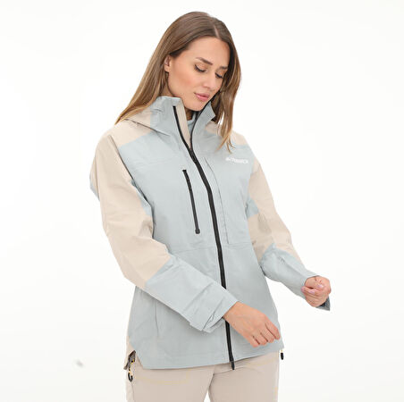 IB4267-K adidas W Xploric Rr J Kadın Yağmurluk-R&amp;uuml;zgarlık Gri