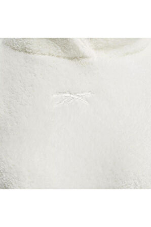 Reebok 100037751 Lux Cozy Plush Hoodie Ekru Kadın Sweatshirt