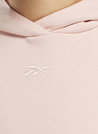 Reebok Açık Pembe Kadın Yuvarlak Yaka Sweatshirt IL2104 LUX OVERSIZED HOODIE