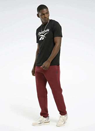 Reebok IM3929 REEBOK IDENTITY FLEECE JO Bordo Normal Bel Normal Düz Erkek Eşofman Altı