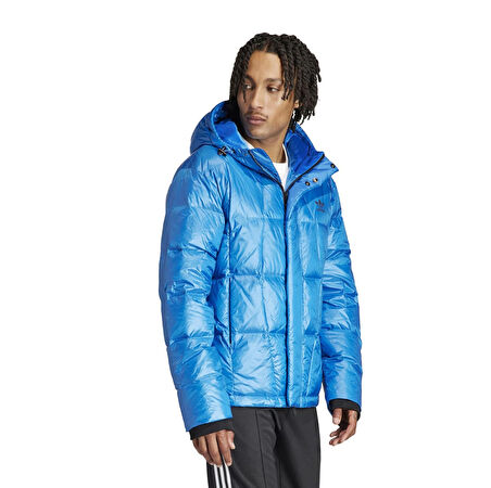 IR7130-E adidas Lıght Puffer Erkek Mont Mavi