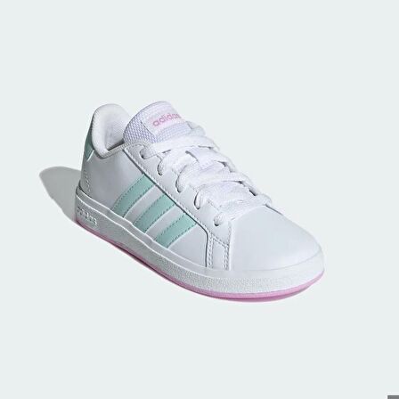 Adidas GRAND COURT 2.0 K BEYAZ Çocuk Günlük Ayakkabı