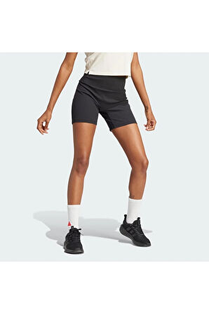 Lounge Ribbed High Waist Bike Kadın Şort