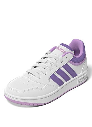 adidas Beyaz Kız Çocuk Yürüyüş Ayakkabısı IG3832-HOOPS 3.0 K