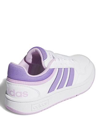 adidas Beyaz Kız Çocuk Yürüyüş Ayakkabısı IG3832-HOOPS 3.0 K