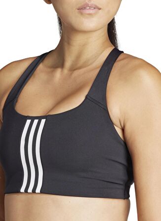 adidas Siyah Kadın O Yaka Sporcu Sütyeni IQ3369 PWIM