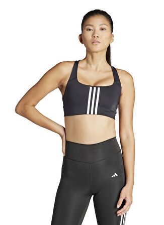 adidas Siyah Kadın O Yaka Sporcu Sütyeni IQ3369 PWIM