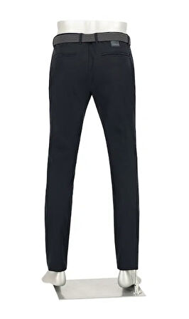 Alberto Mens Ian Tech Print Slim Fit Erkek Pantolon
